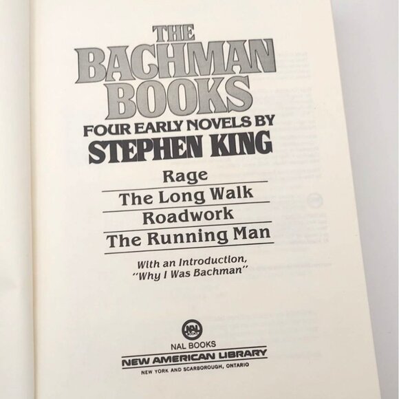 Stephen King The Bachman Books Four Early Novels Hardcover Vintage 1985 - Picture 1 of 8